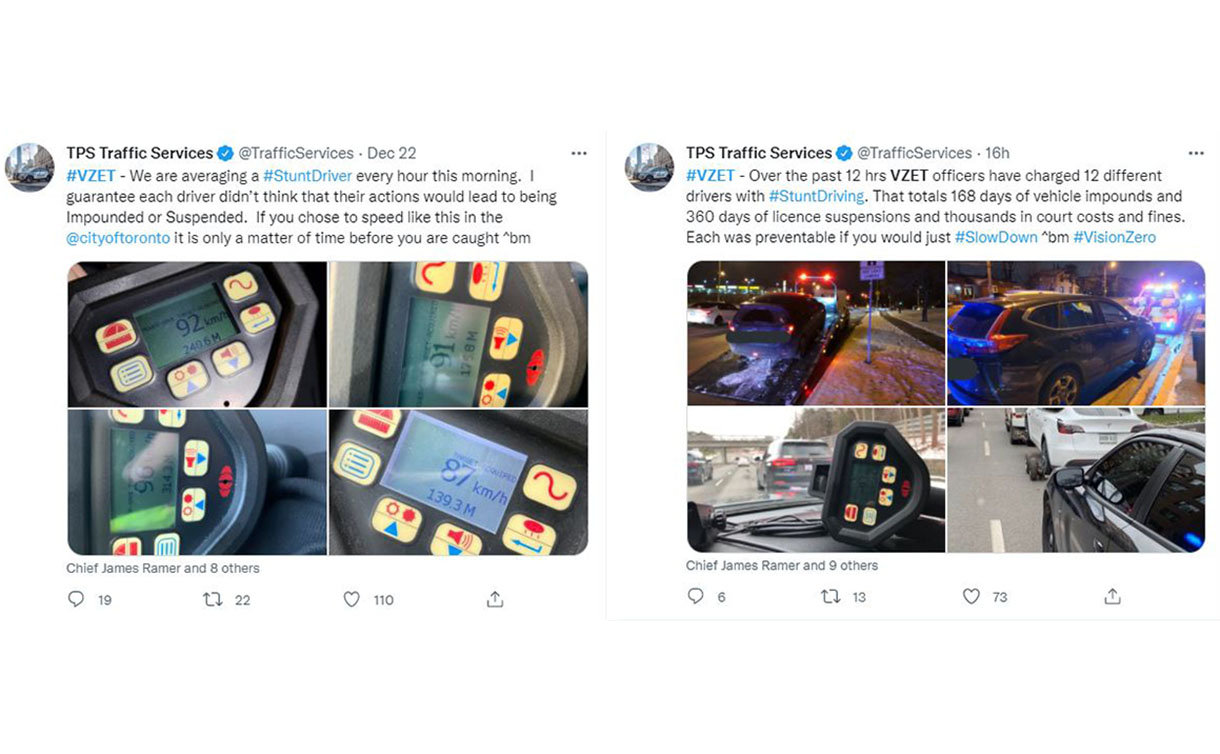 Tweets with photos of cars